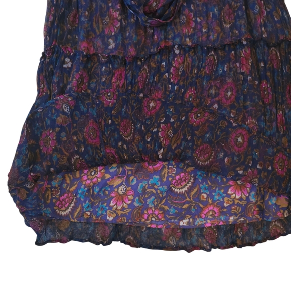 Sundance Plum Floral Long Sleeve Dress - Picture 7 of 10